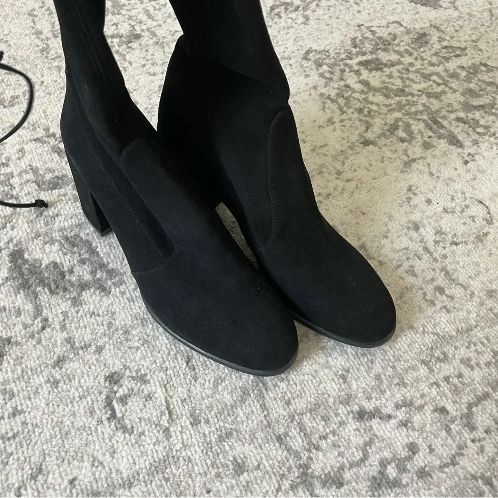 NWB Stuart Weitzman Tieland Suede Over-the-Knee Boot